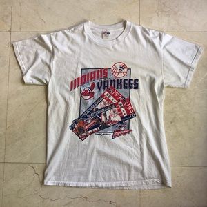 Vintage Yankees vs Indians Tee